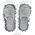 thumbnail image 2 of 1 par de pantuflas de trapeador, pantuflas de barrido prácticas, pantuflas para el hogar, pantuflas de trapeador, 2 of 5