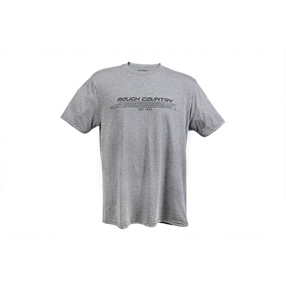 Rough Country T-Shirt | Horizontal Tread | Grey | SM - 84077SM
