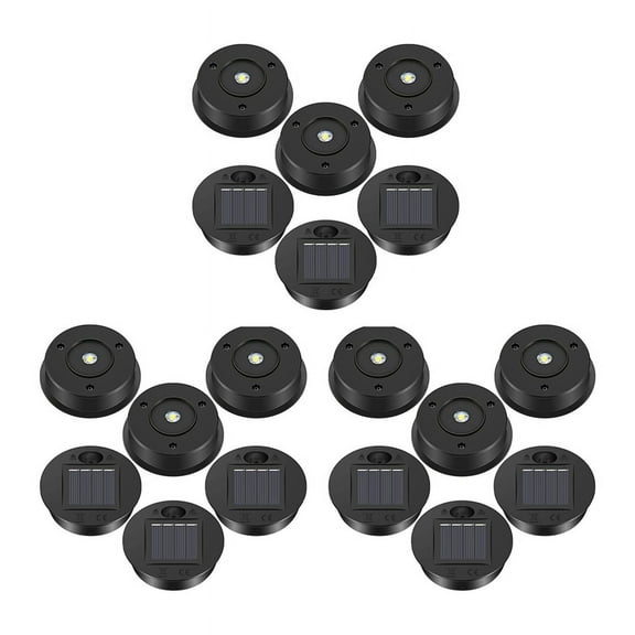 18 Pcs Solar Lights Replacement Top 7 Lumens Lantern Parts LED Panel Lid for Outdoor Hanging