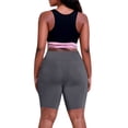 thumbnail image 3 of Domuza Plus Size Biker Shorts for Women High Waist Tummy Control Yoga Shorts Soft Stretch Workout Shorts Under Dresses Dark Gray 3XL, 3 of 3