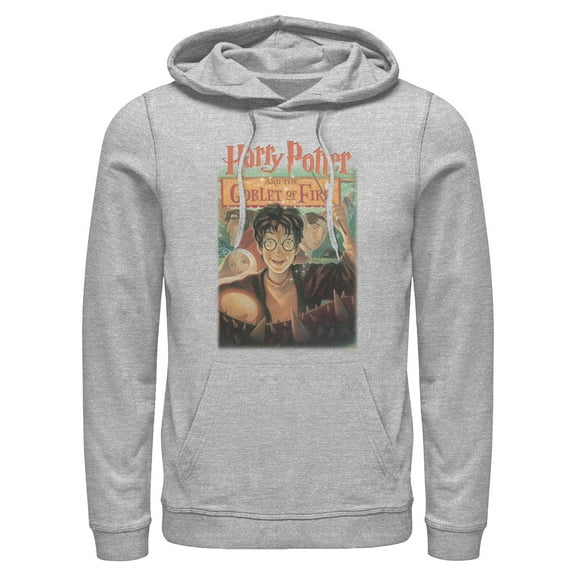 Mens Harry Potter and the Philosopher's Stone Goblet Of Fire Cover Lightweight Hoodie