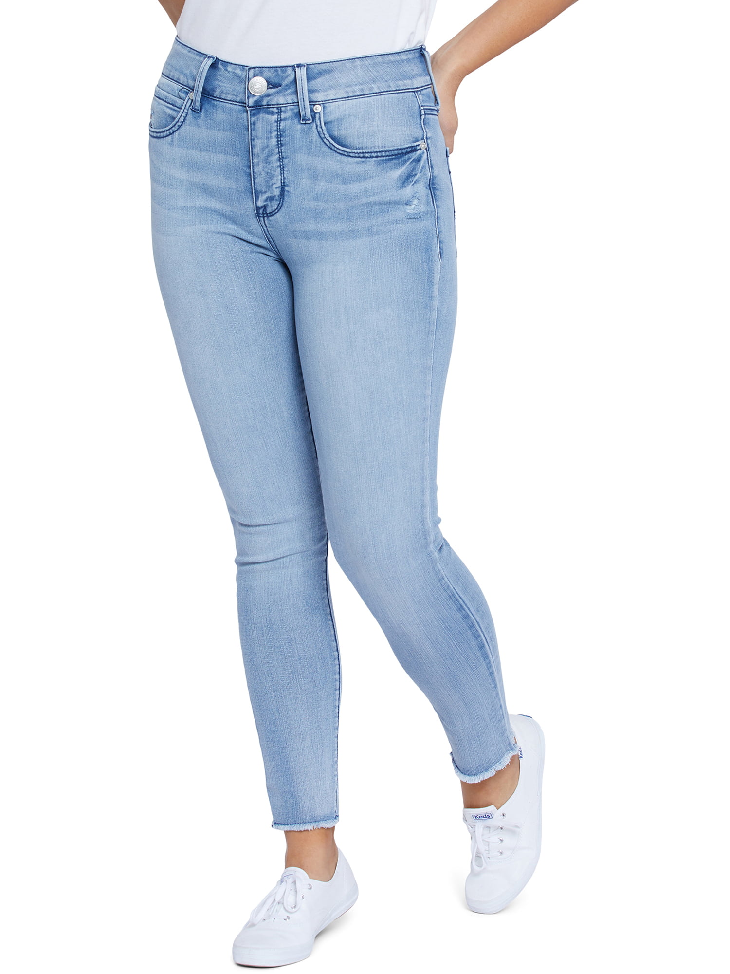 Seven7 Women's High Rise Tummyless Jeans - Walmart.com