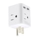thumbnail image 1 of Extensor de toma de Corriente múltiple Jadeshay adaptador de pared con puerto USB, 1 of 8
