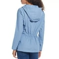 thumbnail image 5 of WP Weather Proof Women's Casual Lightweight Hooded Rain Jacket (Black, L), 5 of 16