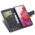 thumbnail image 4 of Dteck Case for Samsung Galaxy S20 FE(6.5 inches),Butterfly Patterned Magnetic Leather Wallet Card Holder Flip Cover Protective Shockproof Kickstand S20 FE 5G Phone Case ,Black, 4 of 5