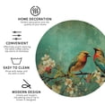 thumbnail image 3 of Yiaed Retro Birds Print Leather Coasters for Drinks - Cup Coasters Coffee Table Kitchen Table Bar, Home & Office Gifts Handmade Drink Coasters-Round Shape, 3 of 6