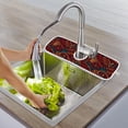 thumbnail image 7 of Coolnut Bohemian Ethnic Art Sink Splash Guard for Faucet 2 Packs Faucet Absorbent Mats, Abstract Vintage Faucet Handle Drip Catcher Quickly Drying Mat for Kitchen Counter Bathroom, 30"x5.5" RV, 7 of 7