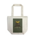 thumbnail image 1 of Olympia, Washington, Banana Slug, Contour (100% Cotton Canvas Reusable Tote Bag), 1 of 3