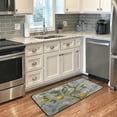 thumbnail image 3 of Kitchen Rugs Lemons Blooming Flowers Design Non-Slip Soft Kitchen Mats Bath Rug Runner Doormats Carpet for Home Decor, 39" X 20", 3 of 7
