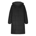 thumbnail image 5 of Long Sherpa Jackets for Women 2026 Thermal Fleece Lined Winter Coats Oversized Zip-up Soft Warm Bed Blanket, 5 of 6