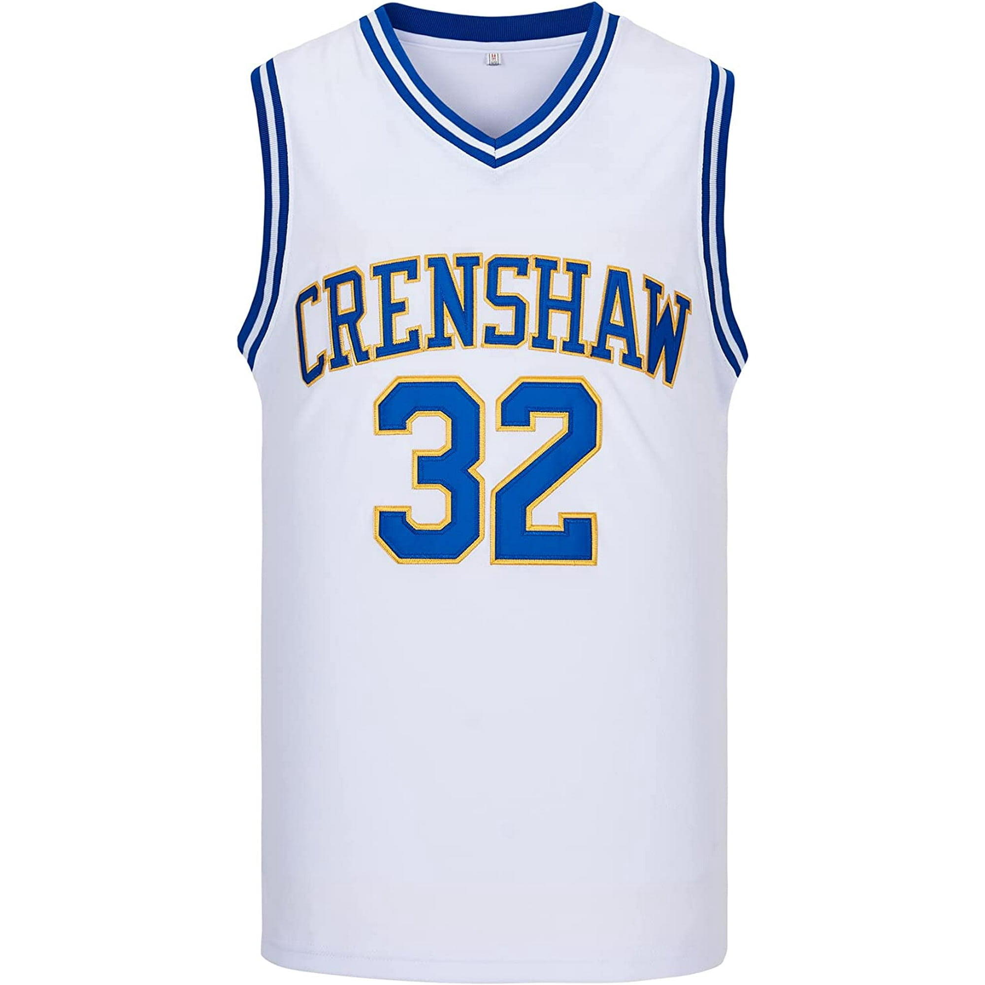 Youi-gifts McCall #22 Wright #32 Love and Basketball Moive Crenshaw Basketball Jersey, Adult Unisex, Size: Medium, Blue