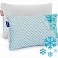 thumbnail image 1 of Virtu Almohadas de Memory Foam Reguladoras de Temperatura, Juego de 2 Almohadas King, Almohadas Reversibles Tamaño King, Almohadas Refrescantes King 20" X 36", 1 of 10