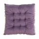 thumbnail image 2 of Funda de almohada de pana de color liso con encaje para silla. Cojín de asiento multicolor. Personalizable para sillas. Cojín de fibra de poliéster., 2 of 6