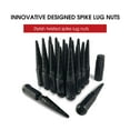 thumbnail image 2 of 24 Twisted Spike Lug Nuts Installation Kit 14x1.5 Black, 2 of 6