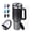 Black grey, variant on 40 oz Leak-Proof Travel Tumbler with Handle & Flip Straw - Insulated Stainless Steel Mug Keeps Drinks Cold 34 Hours & Hot 10 Hours, Water Bottle Fits Car Cup Holder for All-Day Hydration at Work, Gym