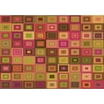 thumbnail image 1 of Ahgly Company Indoor Rectangle Patterned Love Red Area Rugs, 7' x 9', 1 of 6