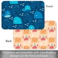thumbnail image 3 of Highland Home "Ocean Discovery" Child 4-Pack Reversible Easy Care Plastic Placemats, 3 of 7