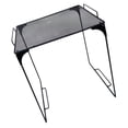 thumbnail image 4 of ColoMX Organizador de estantes de malla plegable, gabinete de baño apilable, estante de almacenamiento debajo del fregadero, estante de almacenamiento para el hogar, cocina y escuela, gimnasio, negro, 4 of 8