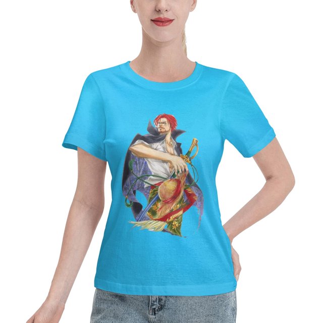 Women's Basic Short Sleeve T-Shirt Naruto Shanks