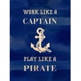 thumbnail image 2 of Taylor, Evangeline 25x32 White Modern Wood Framed Museum Art Print Titled - Work Like A Captain, 2 of 4