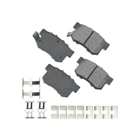Rear Brake Pad Set - Compatible with 1991 - 2007 Honda Accord 1992 1993 1994 1995 1996 1997 1998 1999 2000 2001 2002 2003 2004 2005 2006