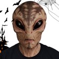 thumbnail image 3 of Máscara Divertida Utilería para Cosplay Alienígena Halloween Likrtyny, 3 of 9