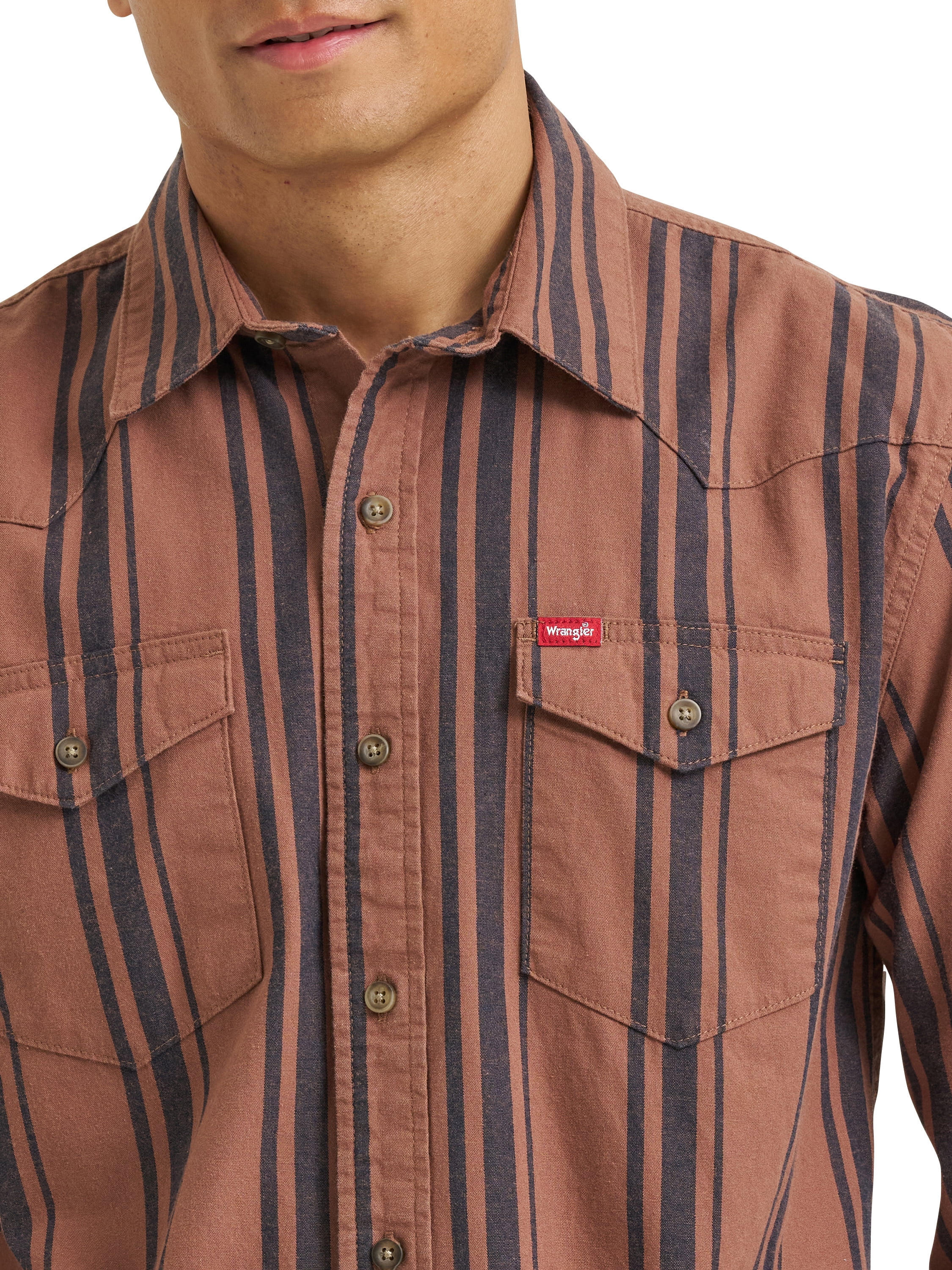 Wrangler® Men's Long Sleeve Woven Shirt