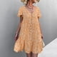 thumbnail image 3 of Vestido Con Escote En V, Vestido Holgado Con Estampado Floral Transpirable Para Fiestas ANGGREK Otros, 3 of 6