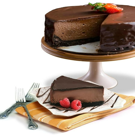 David's Cookies 10" Layered Triple Chocolate Cake, 14 Cake Slices Fresh Gourmet Bakery Desserts