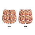 thumbnail image 3 of Pofeuu Skull rock record Print Women's Athletic Shorts Running Workout Shorts Tummy Control Quick Dry Gym Shorts with Pockets Double layer sports shorts-XX-Large, 3 of 7