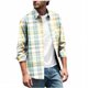 thumbnail image 2 of Seeotter Mens Stretchy Knit Plaid Shirt Long Sleeve Button Down Shirts Casual Western Cowboy Tops, 2 of 5