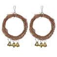 thumbnail image 3 of Cage Swing,  2Pcs Parrots Toy, For Parrots With A Hanging Hook Durable Birds, 3 of 8