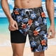 thumbnail image 1 of Ceisia Men's Tropical Floral Print Beach Shorts with Quick Dry Stretch Fabric and Anti-Exposure Liner Multicolor L Gifts, 1 of 6