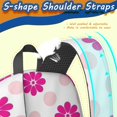 thumbnail image 5 of Pioneer Flower Floral Print Pattern 17" School Backpacks for Teens,Waterproof Oxford Fabric,S-Shape Padded Straps for School,Travel,Hiking,Camping, 5 of 6