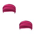 thumbnail image 4 of maskred 1/2/3/5 1PC Yoga Headband Nonslip Foldable Elastic Stretch Hairband Turban Running Rose Red 2PCS, 4 of 6