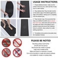 thumbnail image 2 of Buganda Bath Mat for Tub Non Slip, Extra Long Bath Mat with Drain Holes and Suction Cups, Machine Washable Shower Mat, 39"x15", Black, 2 of 9