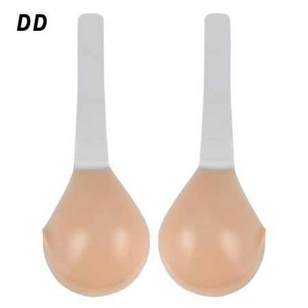 Party Dress Self Adhesive Conceal Invisible Lift Bra Nipple Cover Sticky Bra Silicone DD