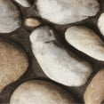 thumbnail image 2 of Gray Stone Embossed Wallpaper, Tile Wallcovering Roll: 41.7”W x 614”H- 177.80 sq ft, 2 of 6