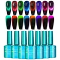 thumbnail image 4 of Penkiiy Vernis Gel Oeil de Chat 12D : Ensemble de Vernis Gel Magnétique 7,5 ml, Effet Brillant Galaxie Magique Caméléon, Gel pour Ongles Oeil de Chat à Tremper, Cadeau Nail Art pour Dames, 4 of 4