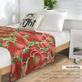 thumbnail image 6 of Strawberry Blanket Gifts, 30"x40" Cute Fruit Throw Blanket for Women Girls, Soft Cozy Plush, Flannel Blankets for Couch Bed Sofa, 6 of 6