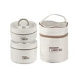 thumbnail image 1 of veasfak Lunch Box Set Stackable Bento Box Snack Box Leak Stainless Steel Food Lunch 2PCS, 1 of 9