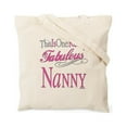 thumbnail image 2 of CafePress - Fabulous Nanny Tote Bag - Unisex Canvas Tote Bag, Beige, 1-Piece, 2 of 7