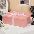 thumbnail image 4 of Caja de regalo OBMMIRAO extra grande con tapa 43 x 33 x 15 cm, color rosa, 4 of 7