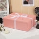 thumbnail image 4 of Caja de regalo OBMMIRAO rosa 43x33x15 cm con cinta y tarjeta, 4 of 7