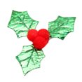 thumbnail image 2 of D-GROEE 200Pcs Christmas Holly Berries Faux Berry Flowers with Green Leaves for Christmas Wreath Arrangement Fillers Party Christmas Wreath Decorations, 2 of 8