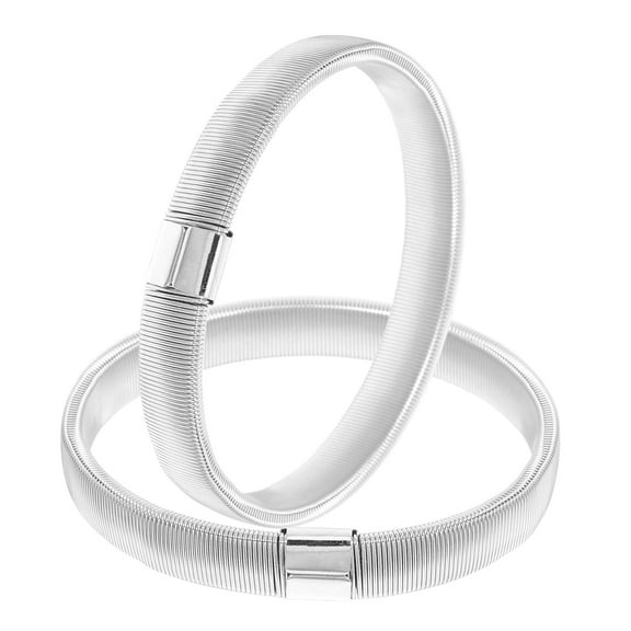 Masteelf 2pcs Elastic Men's Sleeve Garters Non-Slip Metal Armbands for Bartenders Shirt Holders for Secure Fit and Comfort for Restaurants and Bars