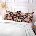 thumbnail image 5 of GZHJMY Floral Watercolor Pattern Pillowcase Queen Size, Super Soft Pillow Shams Covers, Plush Cozy Pillow Cases with Zipper, 20" X 30"（83）, 5 of 6