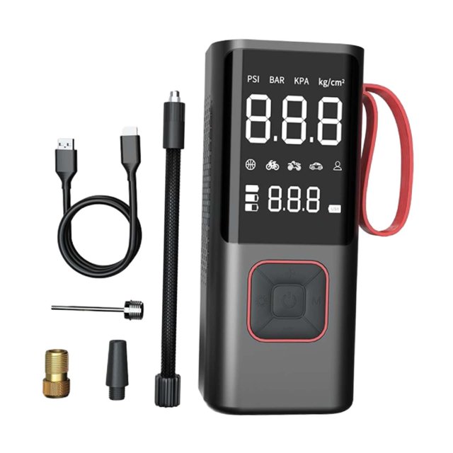 Almencla Air s with Pressure Gauge and Inflation Hose 150PSI Tire Inflator A