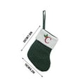 thumbnail image 4 of Tyidzon Christmas Stockings with Initials, 7.8 Inch Small Embroidered Knit Christmas Stocking,Xmas Stocking for Kids, Holiday and Family Stocking for Fireplace or Party Decorations Green, 4 of 6