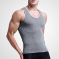 thumbnail image 1 of Aqestyerly Gilet de Sport Sans Manches à Col Rond Serré Mode Décontractée pour Hommes, 1 of 3